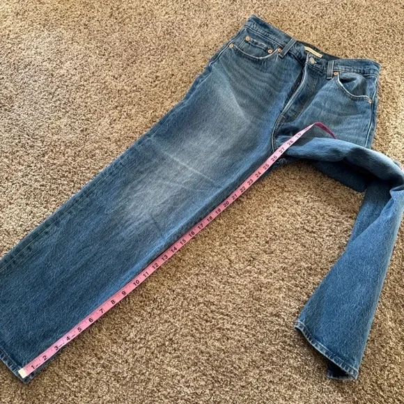 Levi’s Ribcage Straight Ankle Jeans in Dance Around size 29 - Picture 12 of 12